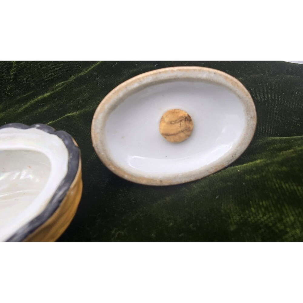 Rare Noritake Lusterware Hen On A Nest Single Shaker Japan - Picture 6 of 10